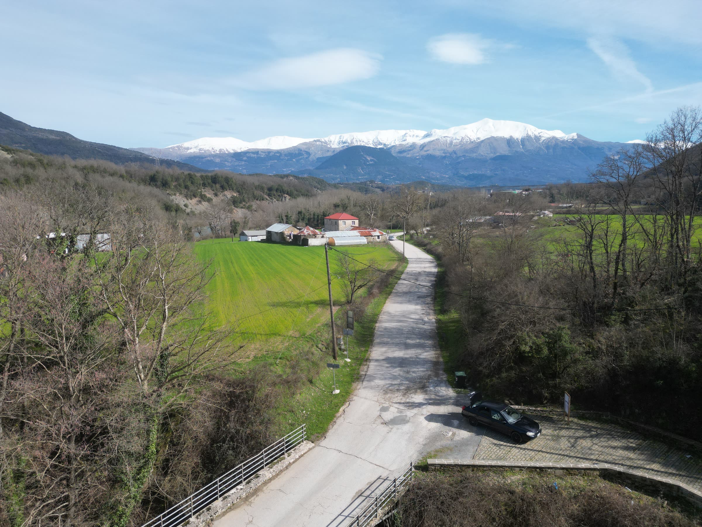 Road and Snow