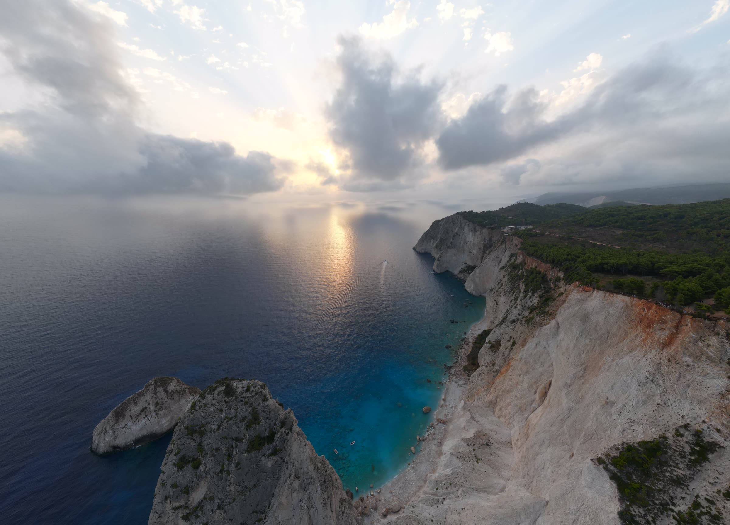 Cliff at Sunset