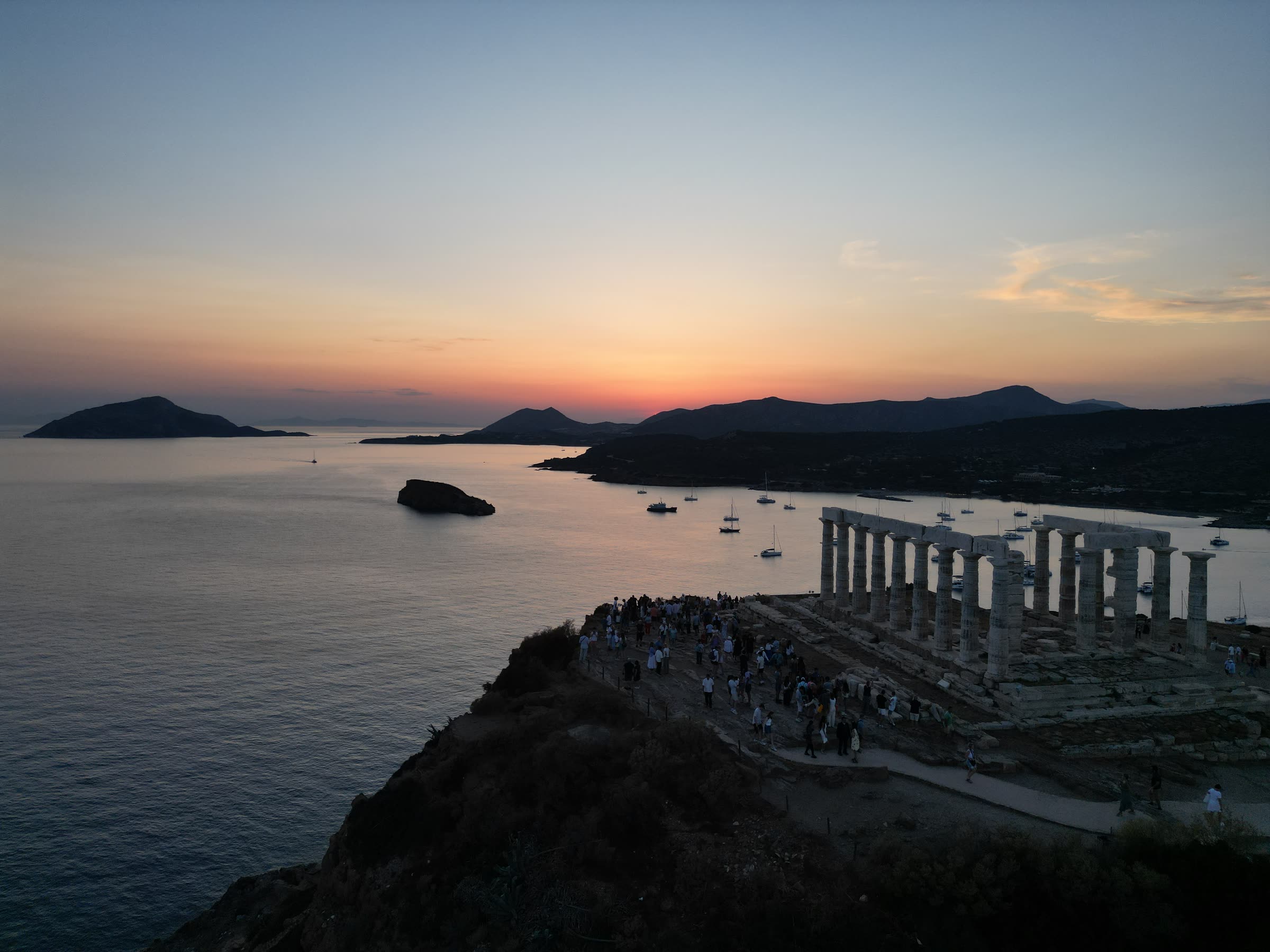 Columns at Sunset